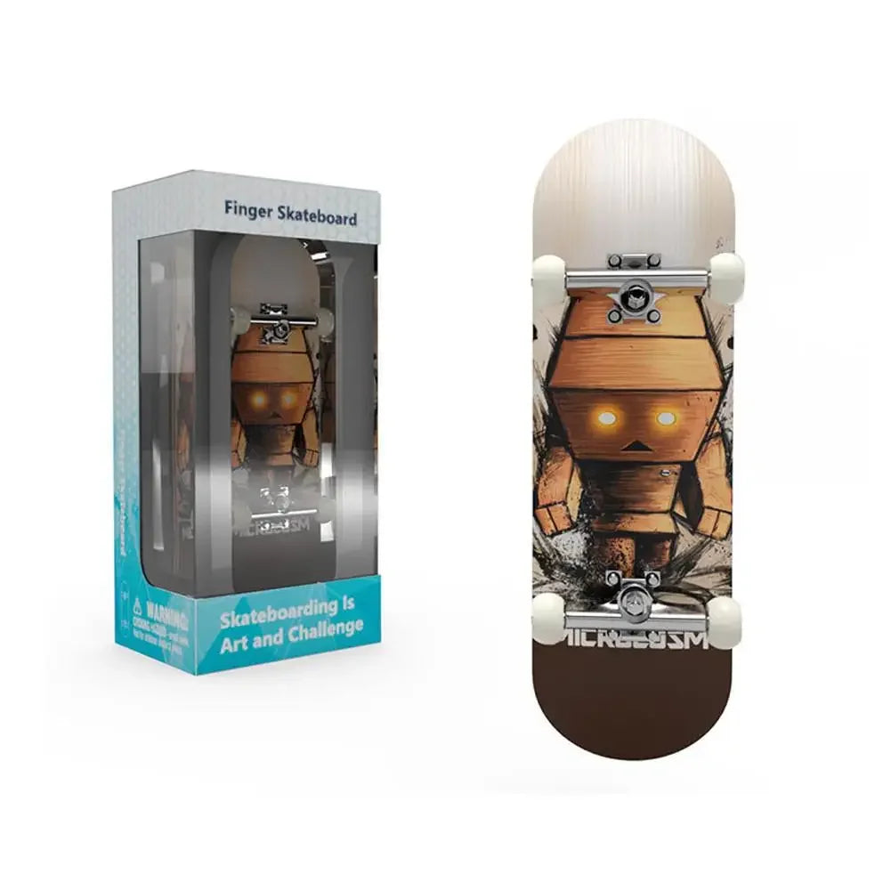 Mini Wooden Fingerboard Scooter (15–17cm)