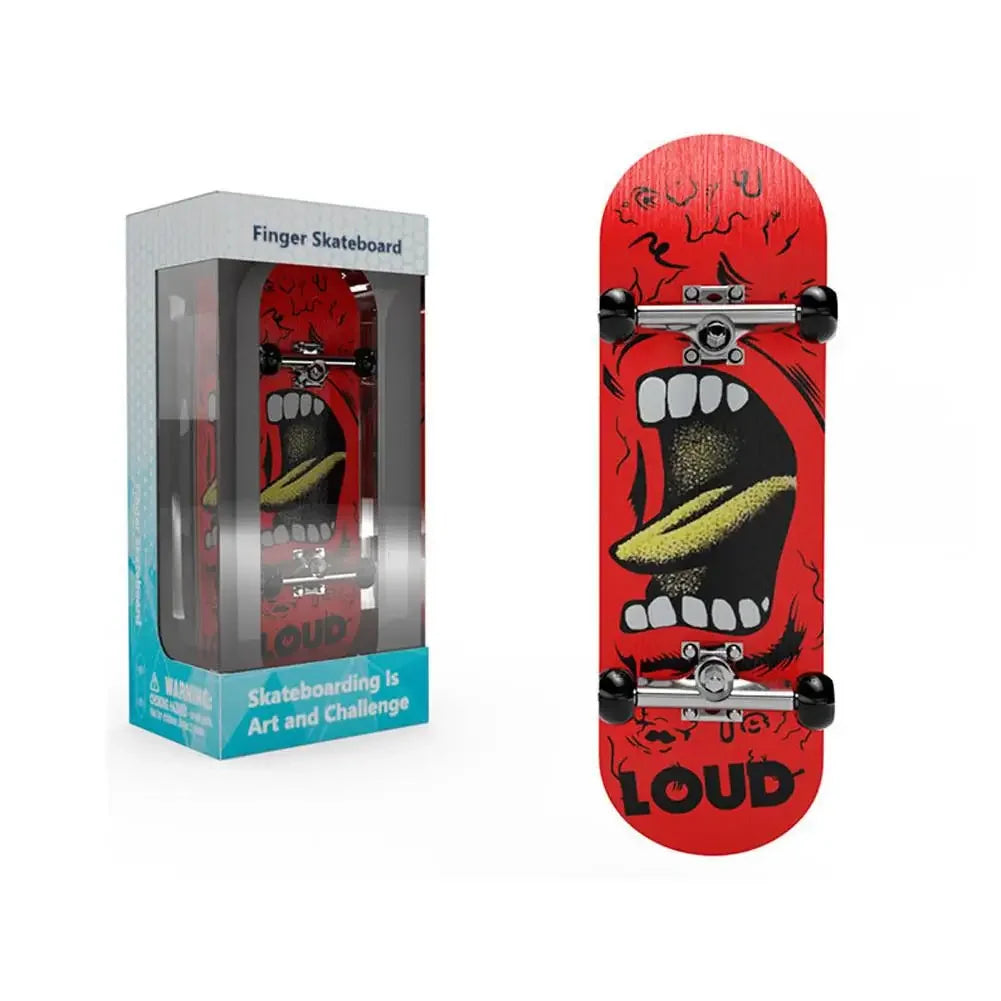 Mini Wooden Fingerboard Scooter (15–17cm)
