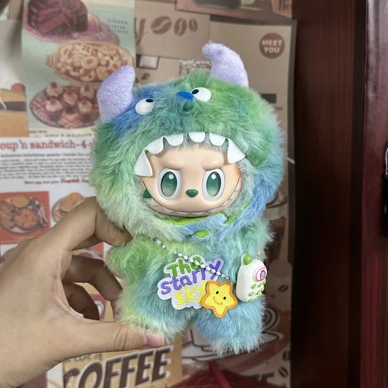 👾 MonstroMini™ Fluffy Green Monster Outfit