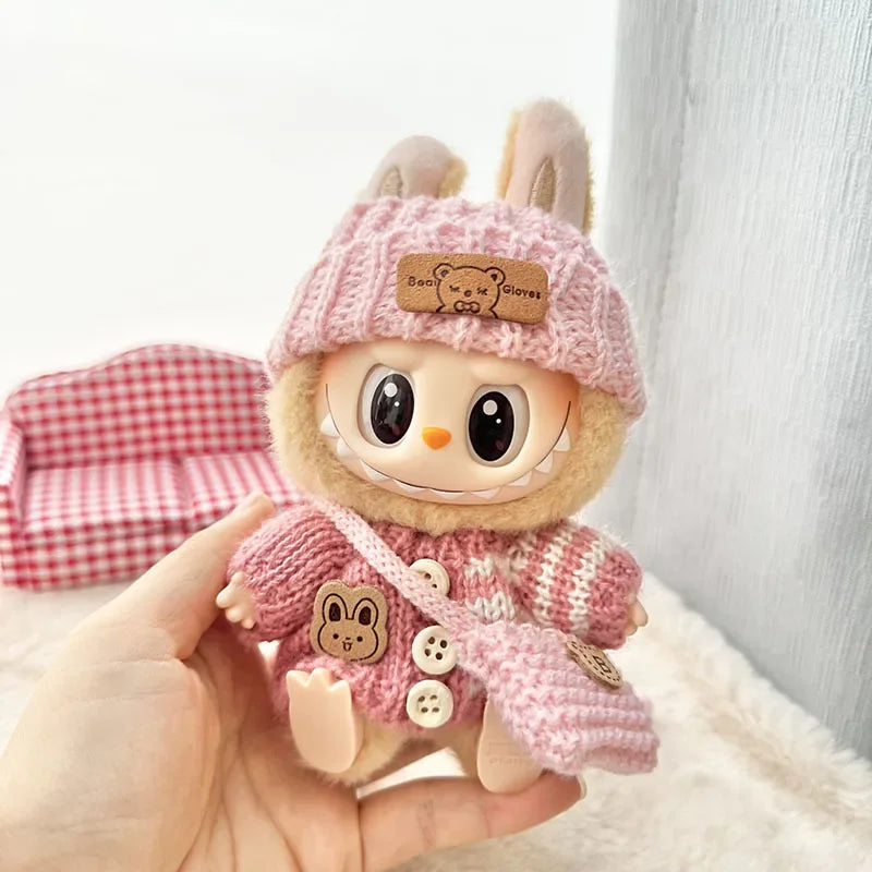 Blush Bear Cozy Knit Set